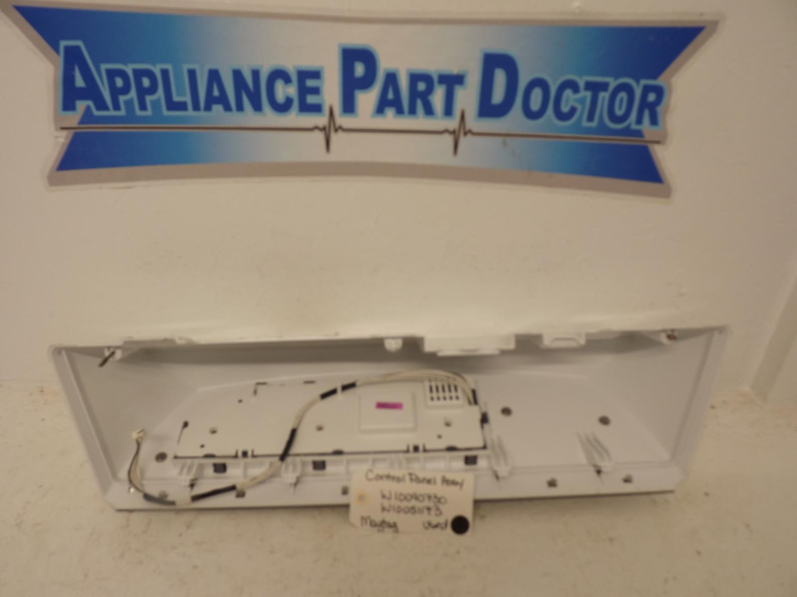 Maytag Washer W10090730 W10051173 Control Panel Assy Used Maytag Washer W10090730 W10051173 Control Panel Assy Used